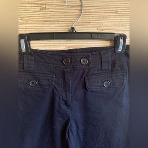 Black Larry Levine Stretch Capri Pants, Size 6